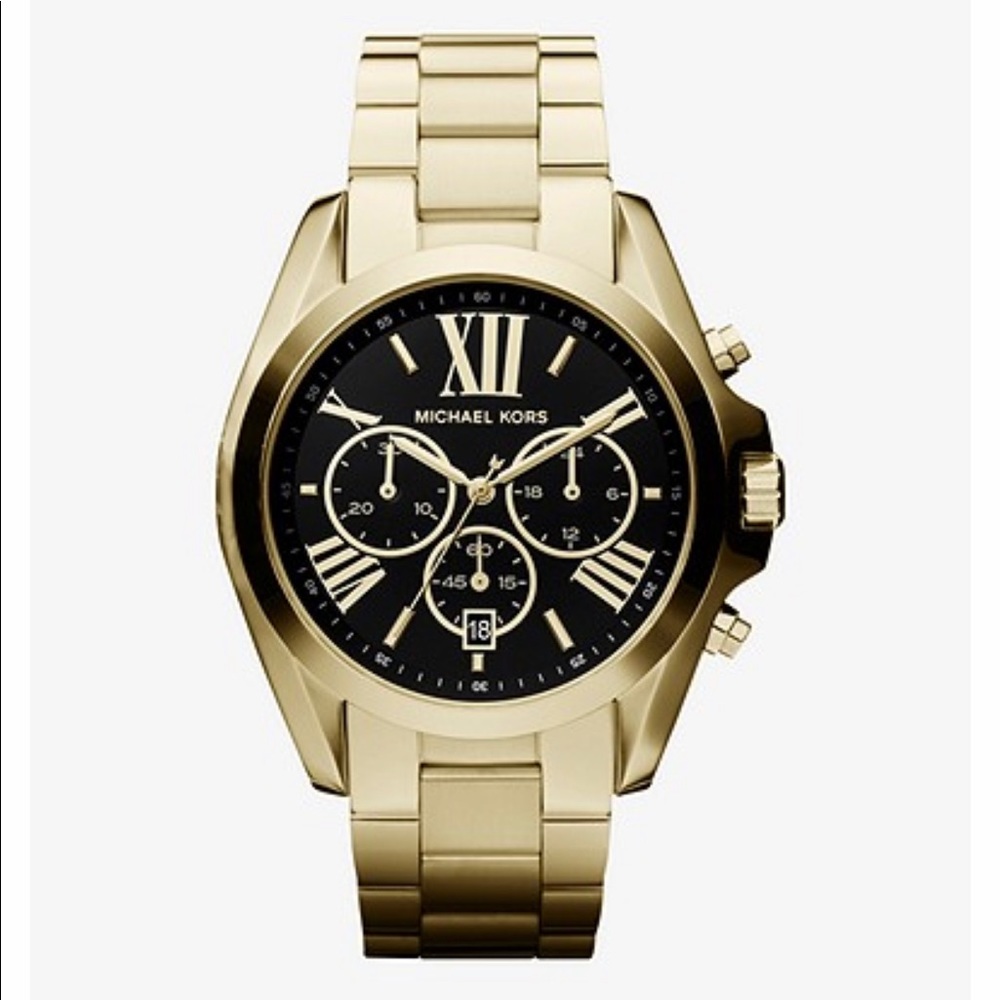 Oversized Bradshaw Gold-Tone Watch